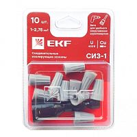 Зажим соединительный изолирующий EKF СИЗ-1 1- 2.75кв.мм (блист.10шт) plc-cc-3- Зb картинка 